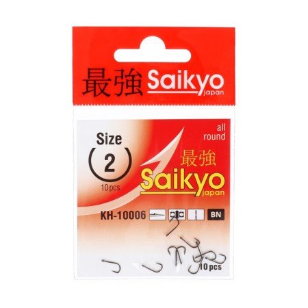 Hooks Saikyo KH-1000 Sode Ring BN No. 2, 10 pcs
