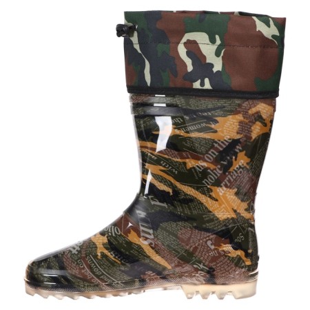 Men's boots S-10RUM, PVC, insulated, camouflage mix, size 42 (270)-5