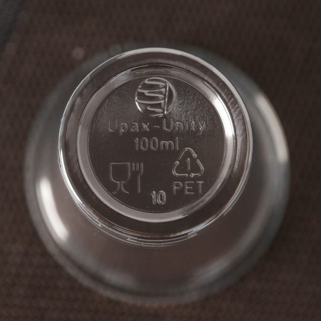 Single -plastic cup, 100 ml, transparent color-3