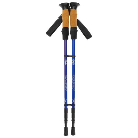 Sticks for Scandinavian walking online, telescopic, 3 sections, up to 135 cm, 2 pcs., Mix color-8