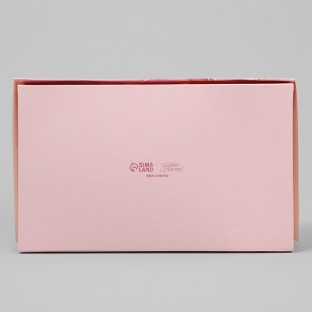 Confectionery packaging, boxing box "Pink marble", 20 x 12 x 4 cm-2