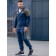 Sports costume men's ise, size 48, khaki color, dark blue
