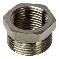 Футорка STOUT SFT-0029-003412, 3/4" x 1/2", никелированная латунь