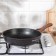 Granit Ultra Blue, D = 26 cm pan, removable handle, anti -stick coating, black color