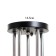Milava chandelier 5he27 40W black-chromium 62x62x27 cm Bayerlux