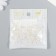 Beads for creativity plastic "Flower" set 25 pcs Transparent mother -of -pearl 1.1x1.1 cm
