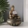 The desktop fountain from the network, backlight "Buddha in front of the lotus" 16x16x22 cm