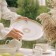Porcelain dining plot Sl Home "Gato", D = 28 cm, white color