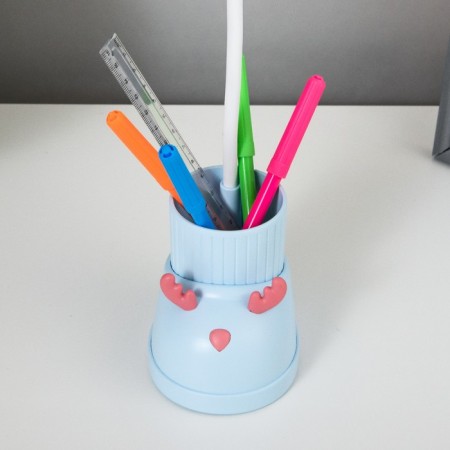 Table lamp "Boat of Elk" LED 3 modes 3W USB Organizer Blue 8x11x31 cm Risalux-6