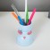 Table lamp "Boat of Elk" LED 3 modes 3W USB Organizer Blue 8x11x31 cm Risalux