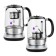 Electric kettle KitFort KT-6116, glass, 1.7 l, 2200 watts, backlight, silver