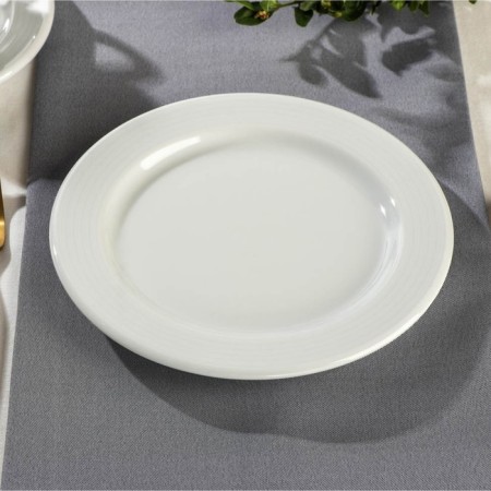 Porcelain porcelain cake Coral, d = 15 cm, white color-1