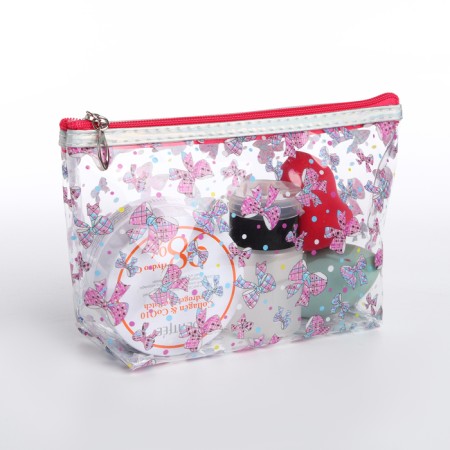 Lightning cosmetic bag, pink color-3