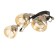 Sconces "Solar" 3x14 40w Black 47x20x21.5cm