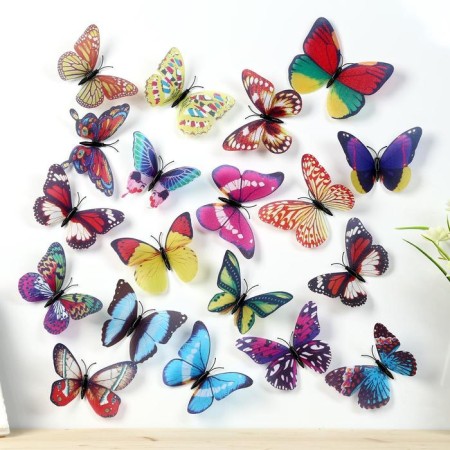 Magnet Plastic "Brilling butterfly" 12x9.5 cm