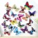 Magnet Plastic "Brilling butterfly" 12x9.5 cm