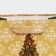 Gift, laminated, "Christmas tree with gifts", 18 x 23 x 10 cm