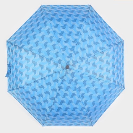 Semi -automatic umbrella "Geometry", Eponge, 3 additions, 8 spokes, r = 48 cm, color mix-9