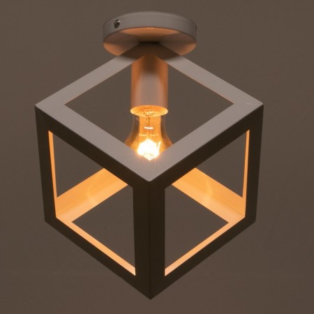 Lamp "Cub" 1HE27 40W white 23x23x30 cm Bayerlux-2