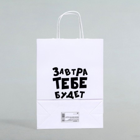 Gift package “Tomorrow will be ashamed of you”, 24 x 10.5 x 32 cm, 1 pcs-1