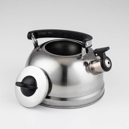 A kettle with a stainless steel whistle “family”, 1.9 liters, chrome color-1