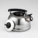A kettle with a stainless steel whistle “family”, 1.9 liters, chrome color