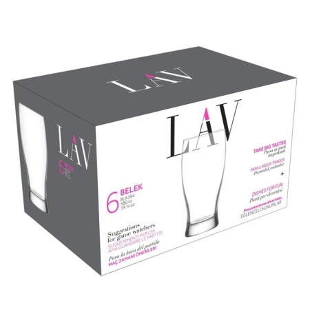 A set of beer glasses Lav Belek, 580 ml, 6 pcs-7