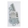 Reinforced rod, tundra, DIN 976 m10x100 2 pcs Ket, white zinc 2 pcs