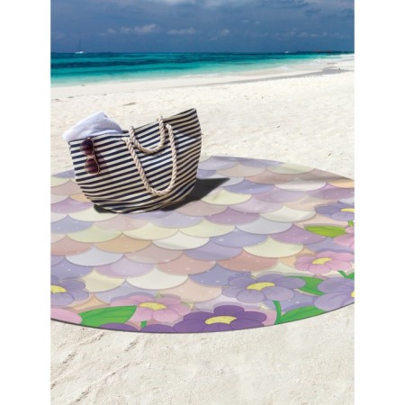 Pareo and beach rug "Fairy Tale", D = 150 cm-2