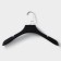 Shoulders-clothing hanger, 39 × 4.4 × 22.5 cm cm, size 40-42, Soft-Touch coating, black color
