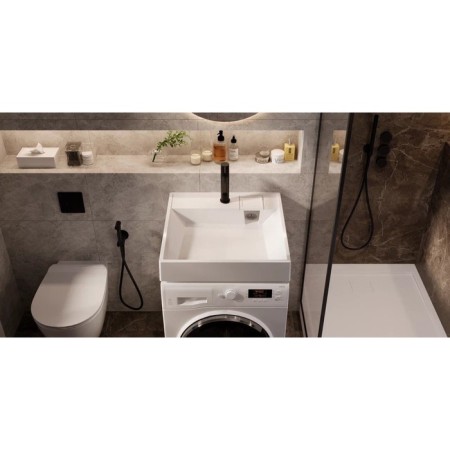 Sink over the washing machine Uperwood NAOMI, 60x60 cm, white-4