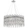 Suspended chandelier Stilform Legacy 8xe14 40w, size 60x60x50-100 cm, color chromium