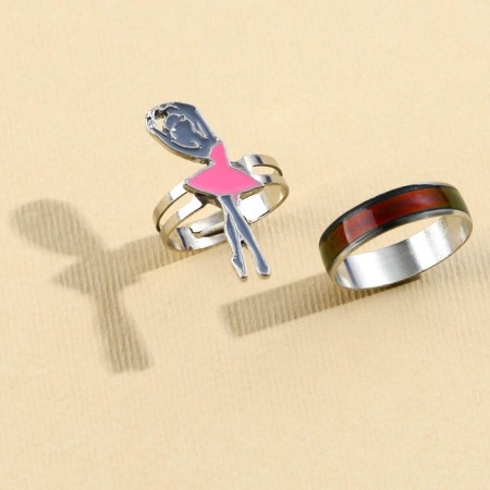 Ring mood "Bright", set 2 pcs-1