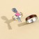 Ring mood "Bright", set 2 pcs
