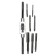 Berger tap set, with a key of 8 items