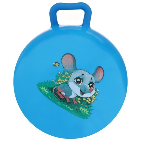 Children's ball with handles, d = 15 cm, 80 g, color mix-6