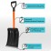 Battle BOLL PLACK, BW 260 × 300 mm, with a galvanized bar, metal stalk (length ± 7 cm), Greengo