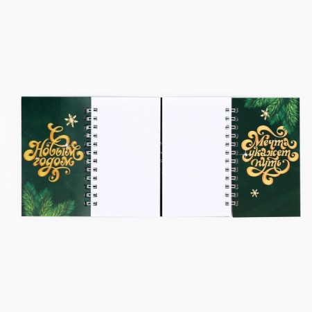 Double notebook on the crests "Catch good luck by the tail"-2