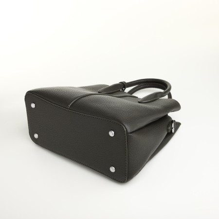 Women's bag on magnet Textura, average size, dark gray color-5