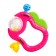 A set of rattles with teething, 7 pieces in a set, in a container