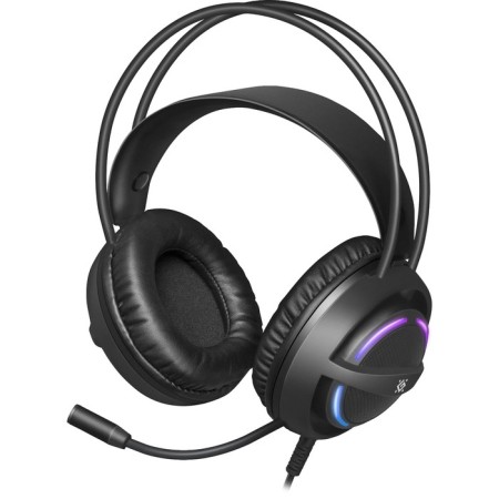 Headphones Defender DEXTER, game, full -size, microphone, USB, backlight, black-3