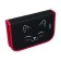 Penal 3 sections, tab inside, 140 x 210 x 40 mm, fabric, calligrata top Block "Kotik"