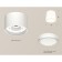 Ambrella Light Acrylic lamp, XS8110003, GX53 LED 12 W, white sand, white matte