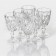 Set of glass glasses "Cruise", 270 ml, 6 pcs