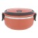 Lunch box with a diet, a container for food "Dolyan", 500 ml, 8 x 17 cm, brown