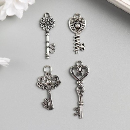 Decor Metal "Keys" (set 4 pcs)