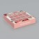 Box for sweets 16 pcs "Present", 17.7 x 17.7 x 3.8 cm. Confectionery packaging