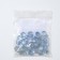 Glass pebbles (basting) "Recipes of the grandfather of Nikita", FR 20 mm, blue, 0.25 kg