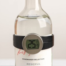 The thermometer for the wine is magic, 8 × 8 × 4 cm, stainless steel