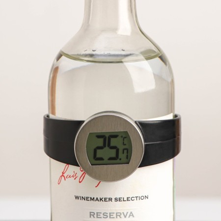 The thermometer for the wine is magic, 8 × 8 × 4 cm, stainless steel